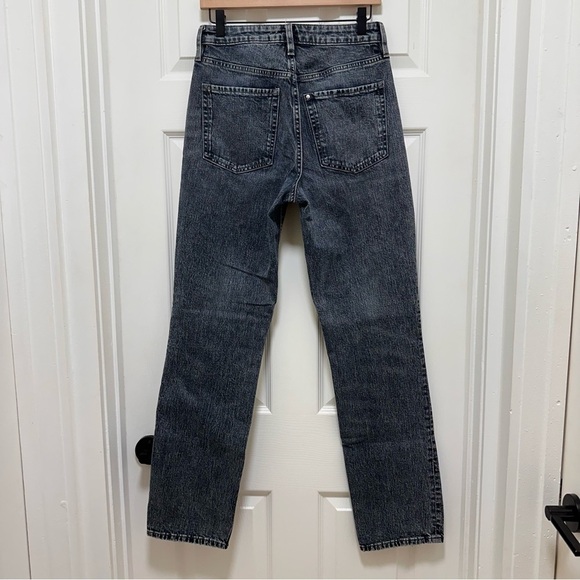H&M Slim Straight High Waist Jeans Gray Wash Size 4 - Picture 8 of 8